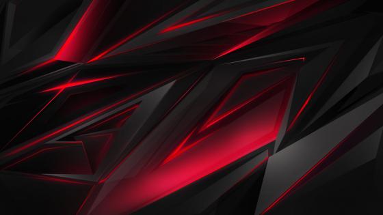 Crimson Streaks in the Abyss wallpaper