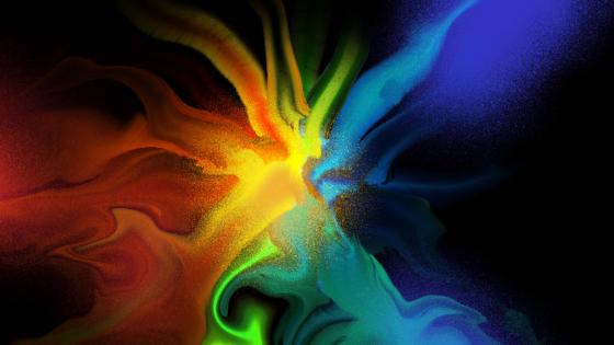 Rainbow Vortex: A Splash of Colorful Energy wallpaper