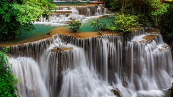 Huai Mae Khamin Waterfall wallpaper