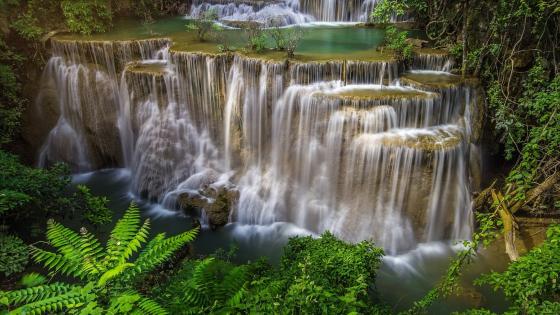 Huai Mae Khamin Waterfall wallpaper