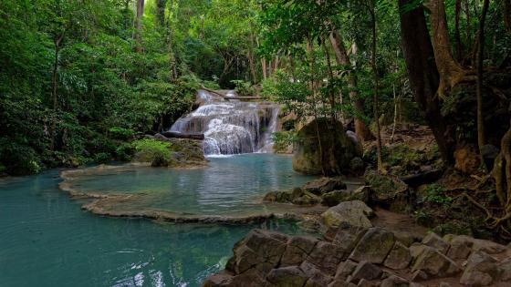 Erawan Falls - Thailand wallpaper