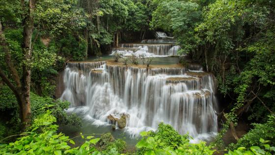 Huai Mae Khamin Waterfall wallpaper