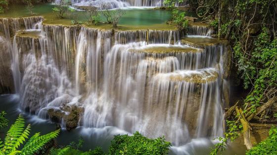 Huai Mae Khamin Waterfall wallpaper