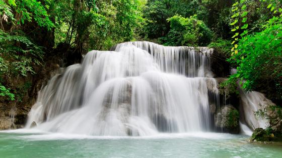 Huai Mae Khamin Waterfall wallpaper