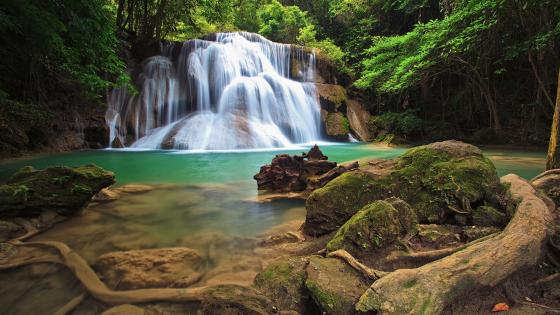 Huai Mae Khamin Waterfall wallpaper