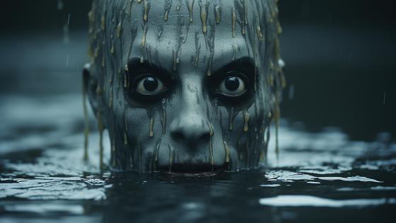 Emerging Water Ghost wallpaper