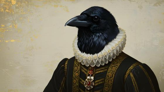 The Regal Raven wallpaper