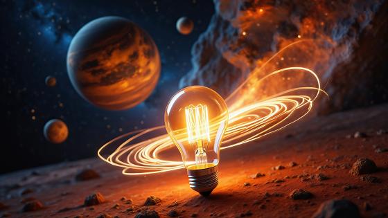 A Cosmic Glow Ignites the Universe wallpaper