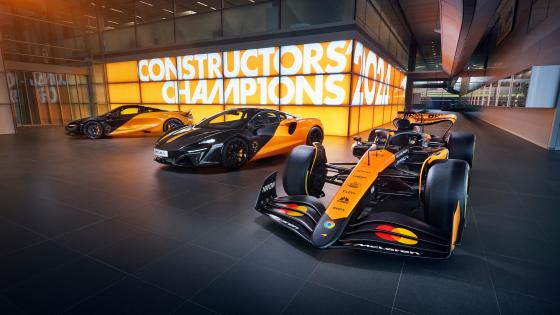 Champions Display of McLaren Racing Excellence wallpaper