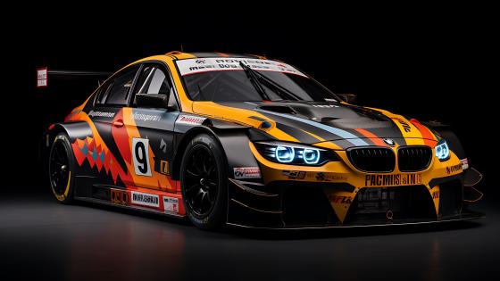 Race Car Dreamscape in 5K Splendor wallpaper