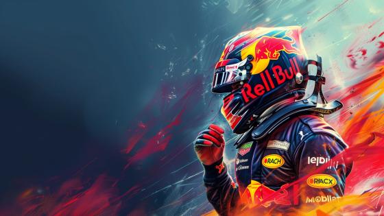 Racing Inferno: Red Bull Speed and Passion wallpaper