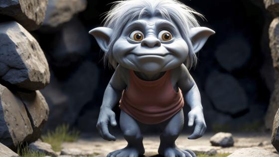 Fantasy Troll Delight in 4K wallpaper