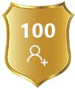 100. follower