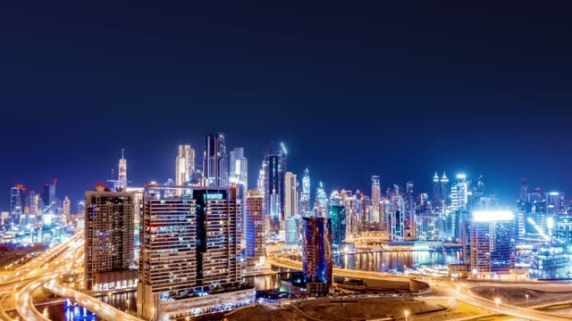 Shining city at night live wallpaper