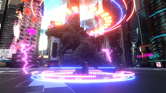 Futuristic dinosaur live wallpaper