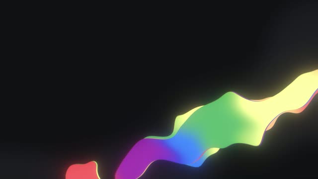 Colorful wave-like light animation live wallpaper