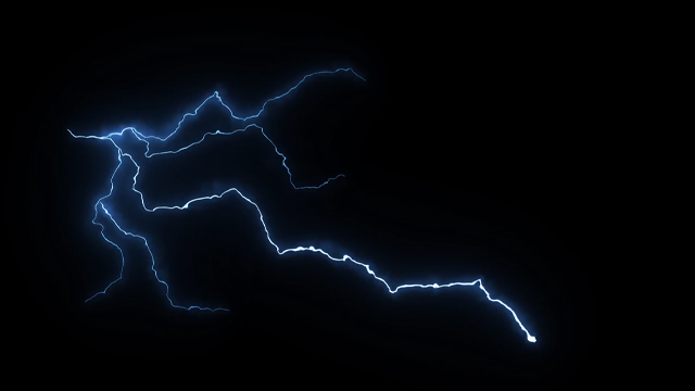 Dark thunderstorm with lightning bolt live wallpaper