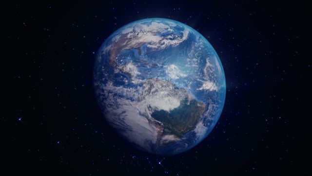 View of planet Earth from orbit live wallpaper