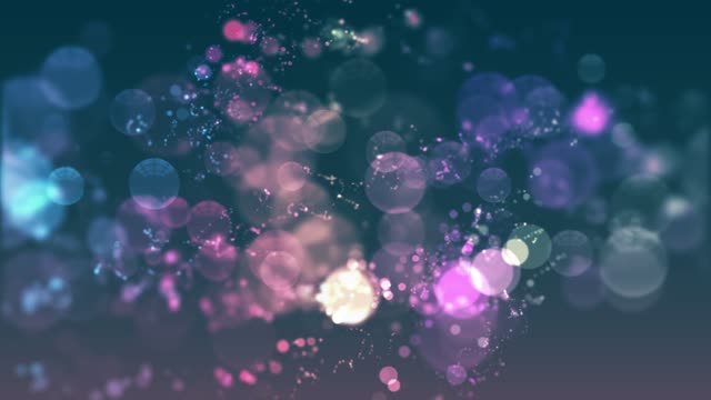 Sparkling bokeh light particles live wallpaper
