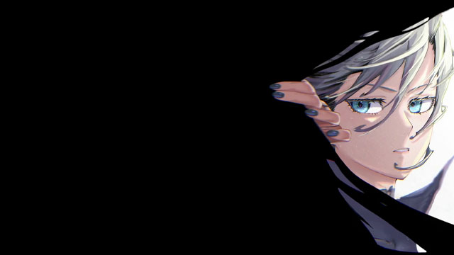 Anime boy portrait on dark background live wallpaper