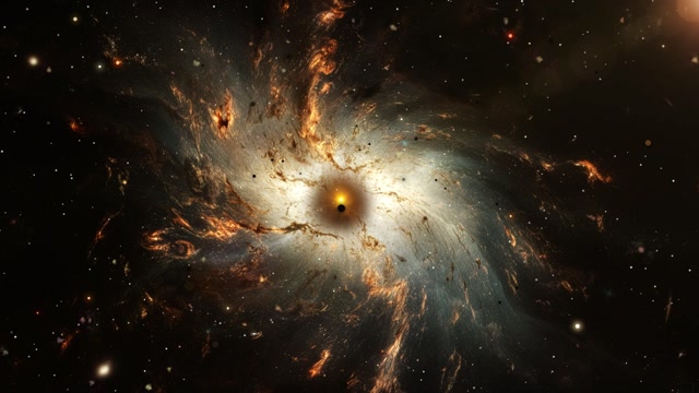 Celestial Whirl of Cosmic Beauty live wallpaper