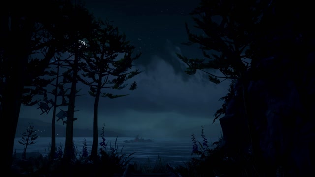 Mysterious Night by the Lake live wallpaper