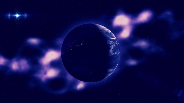 Mystical Earth in Cosmic Space live wallpaper
