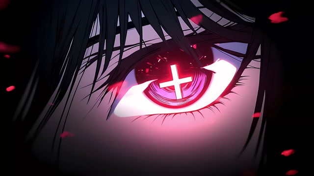 Crimson Gaze of Mystery live wallpaper