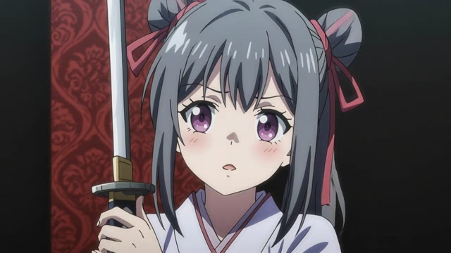 Anime Girl with a Sword and Pink Eyes Live Wallpaper - HD Animated ...
