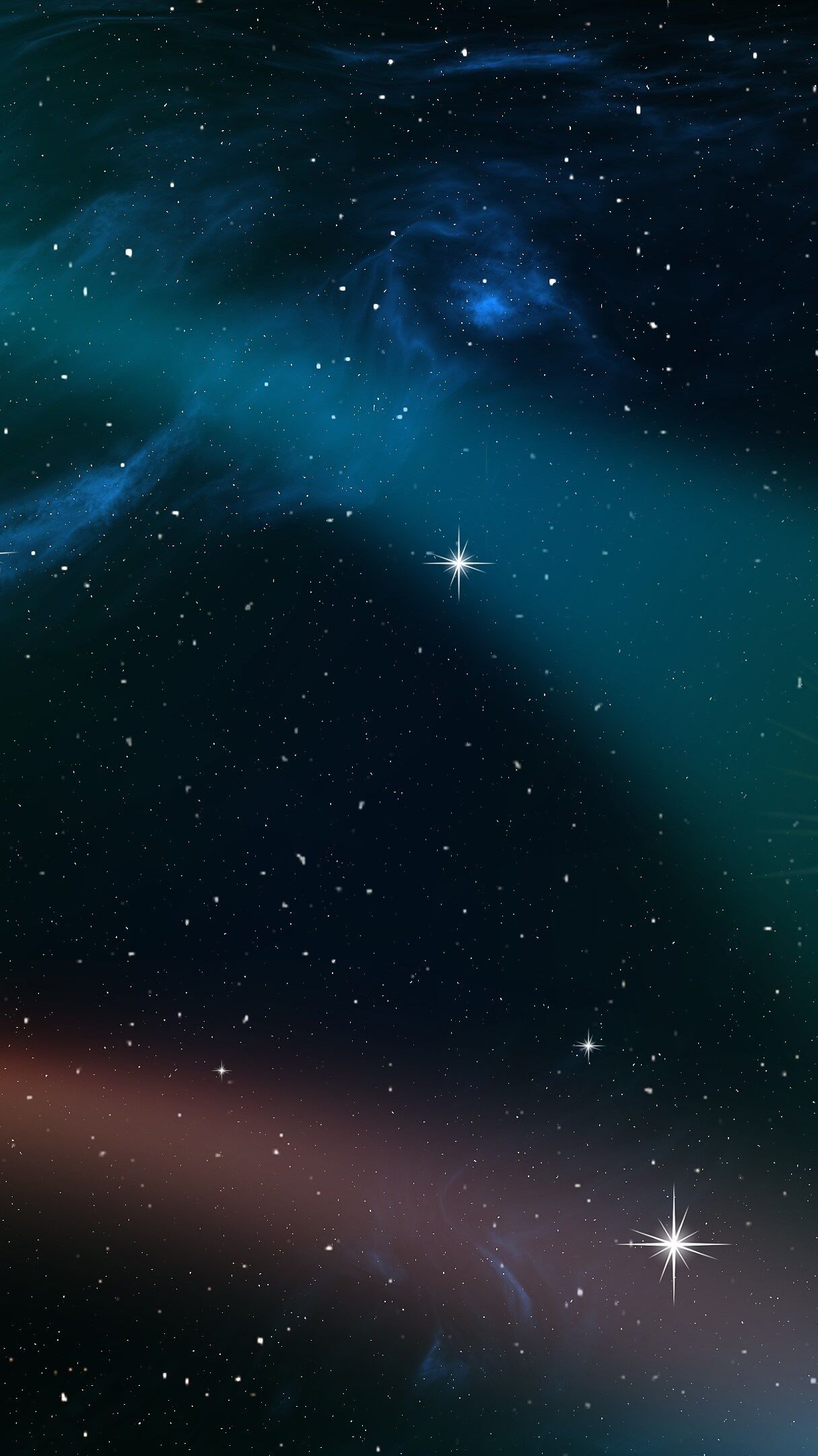 Starlit Nebula Drift Over a Shadowed in Deep Space backiee — free download