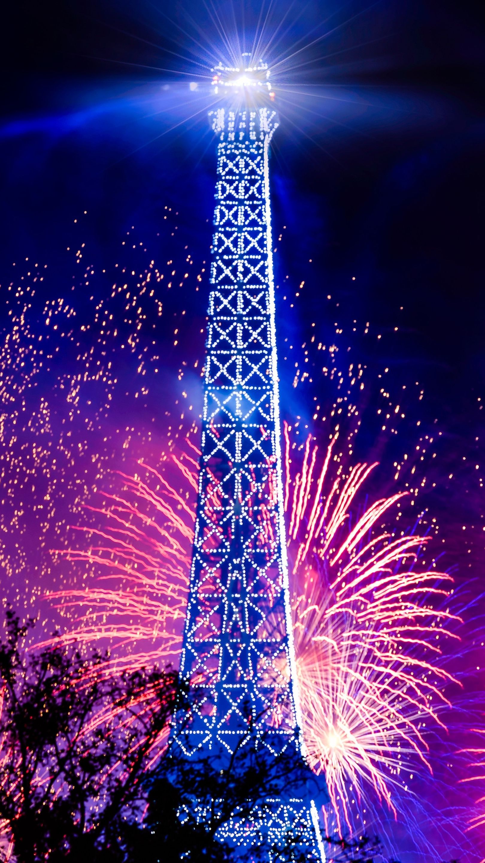 Eiffel Tower at Bastille Day - backiee