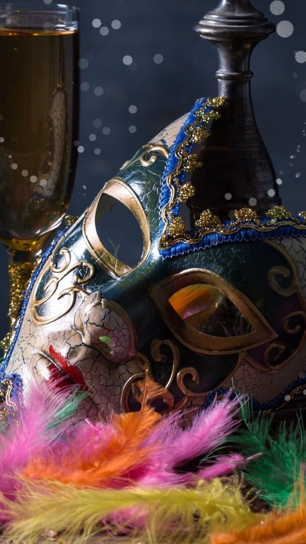 Masquerade Elegance And Vibrant Festivity Backiee