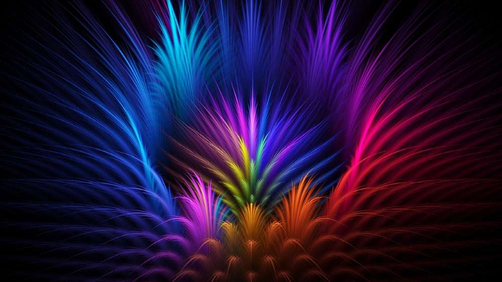 Colorful digital art wallpaper