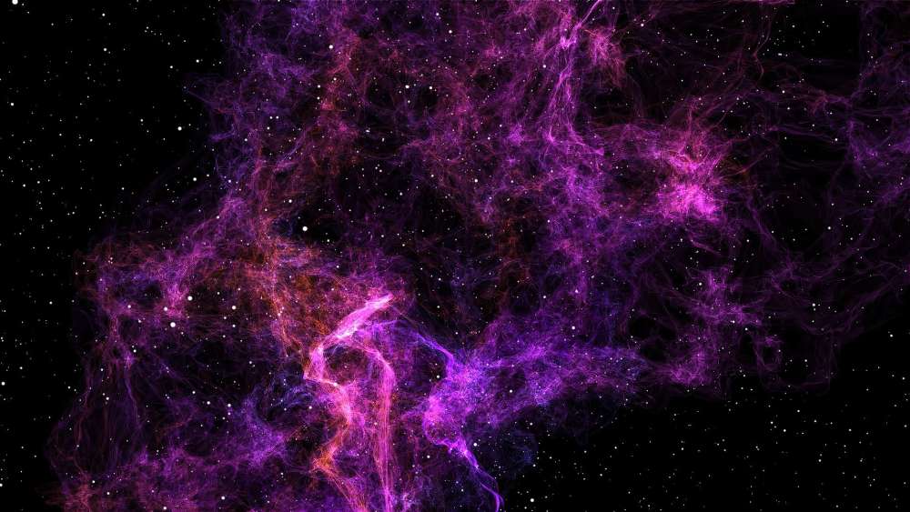 Purple nebula wallpaper
