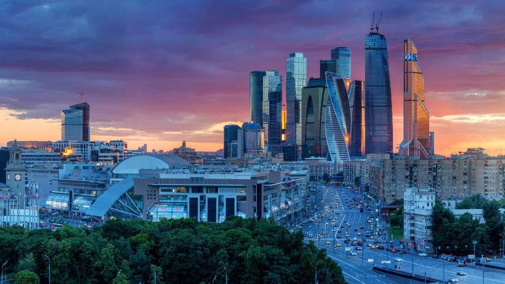 Moscow International Business Centre, Russia wallpaper