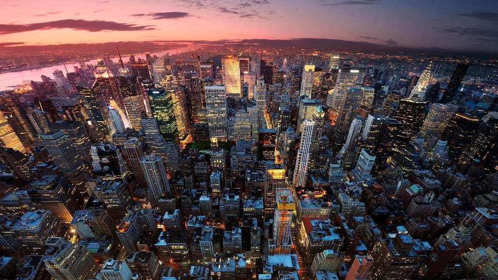 Manhattan skyline wallpaper