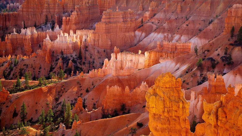 Bryce Canyon National Park rock formations wallpaper