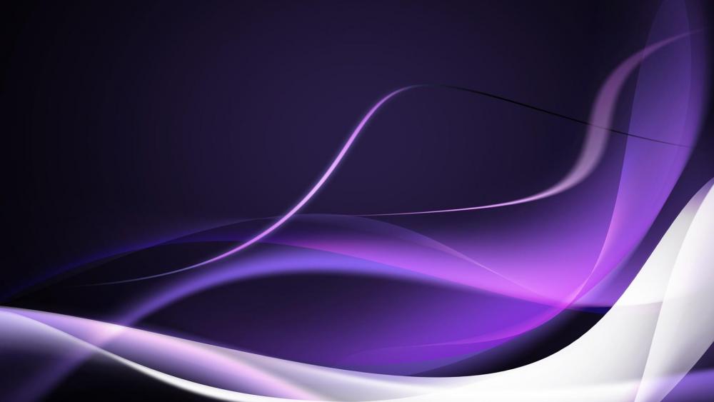 Purple waves wallpaper