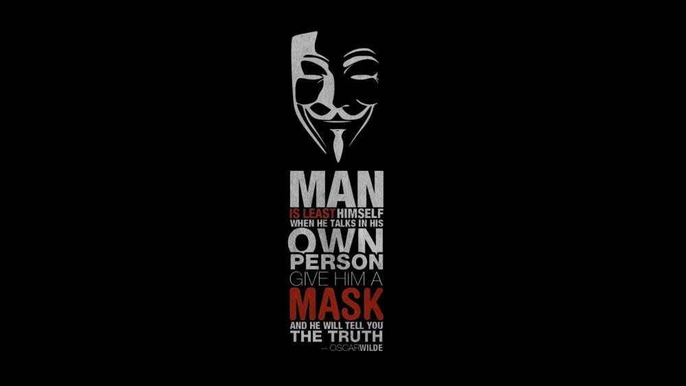 Anonymus hacker quote wallpaper