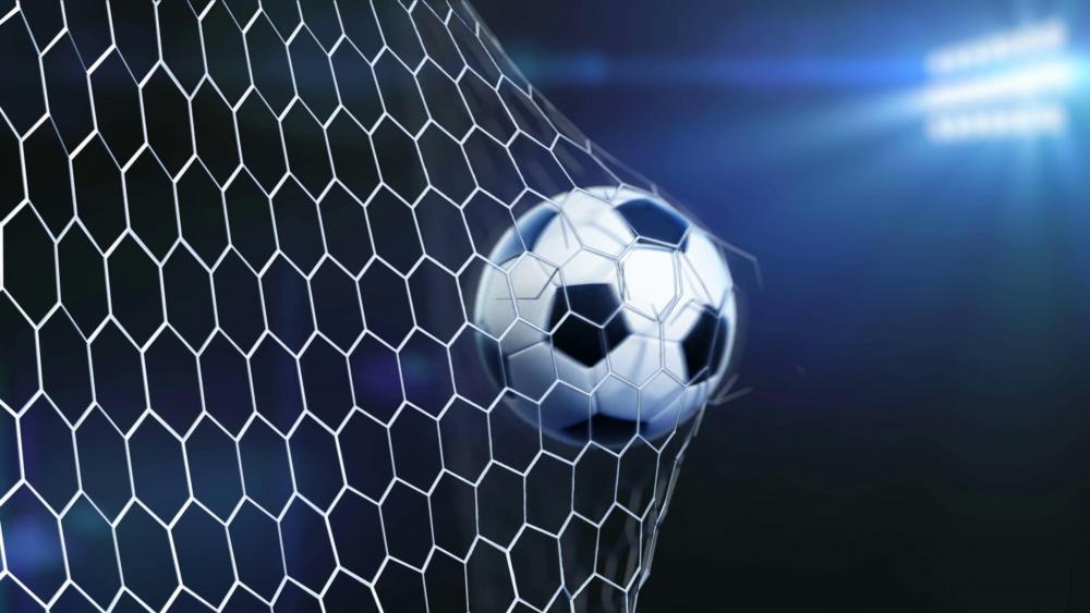 Soccer ball goal wallpaper