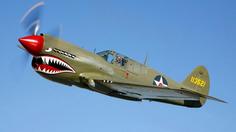 Curtiss P-40 Warhawk - warbird form the WW II wallpaper