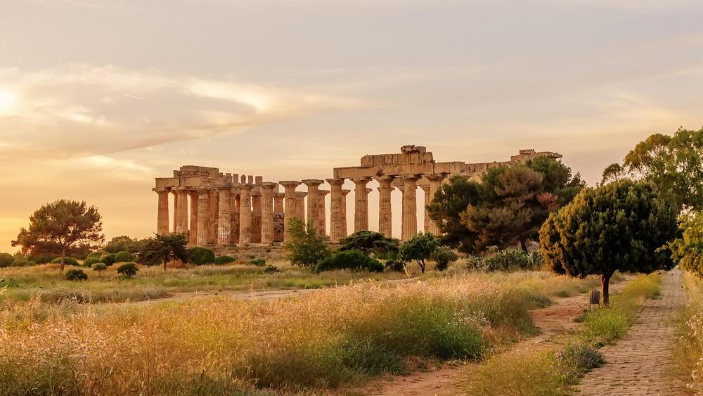 Temple Of Hera - Selinunte, Sicily, Italy wallpaper