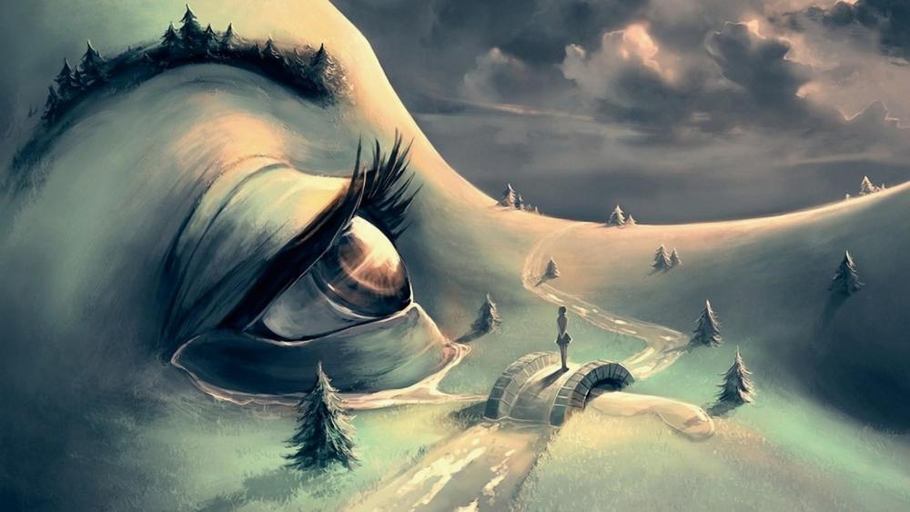 Fantasy land - Creative Surrealist Art wallpaper