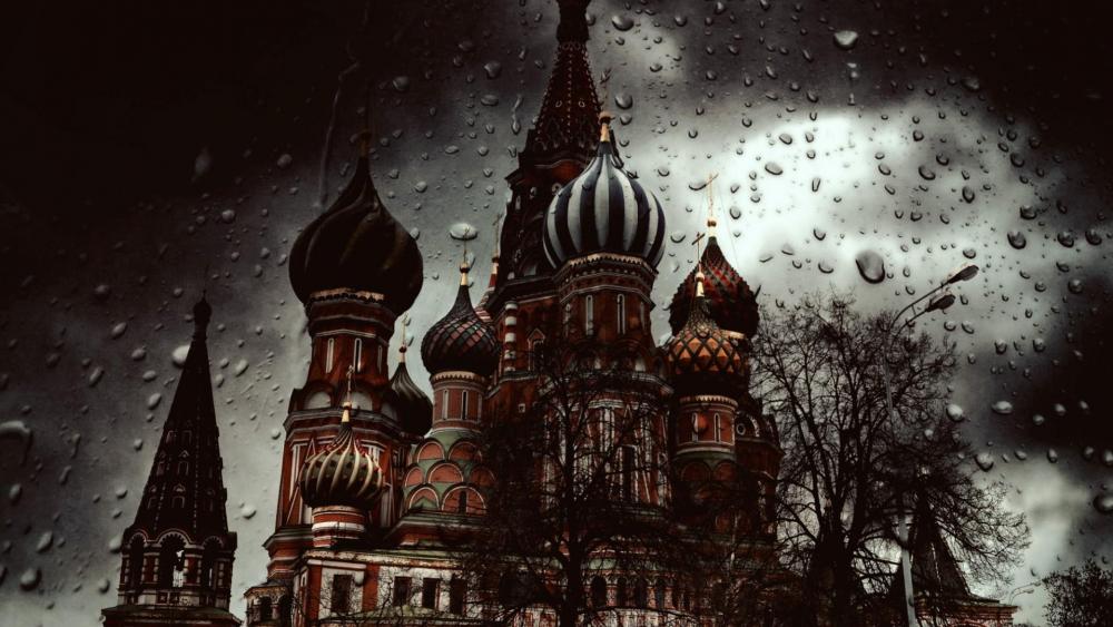 St. Basil's Cathedral on Red Square wallpaper