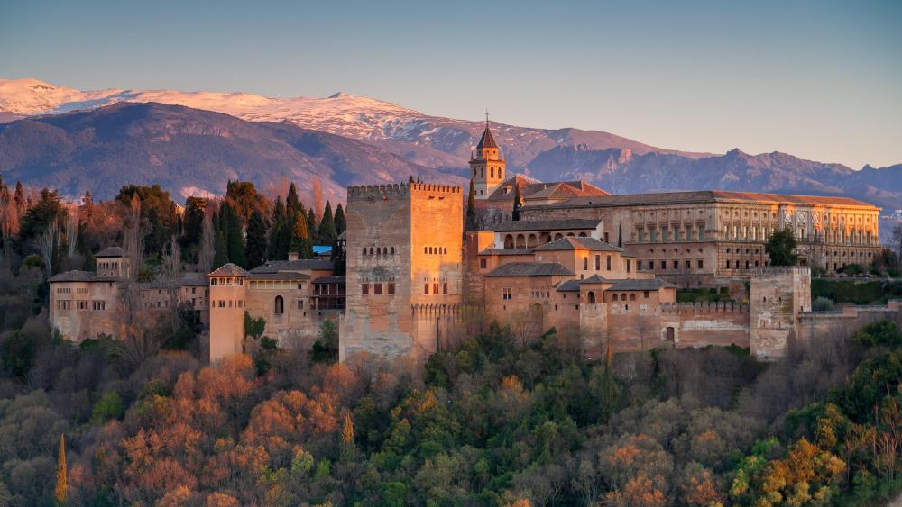 Alhambra Palace - Granada, Spain  wallpaper