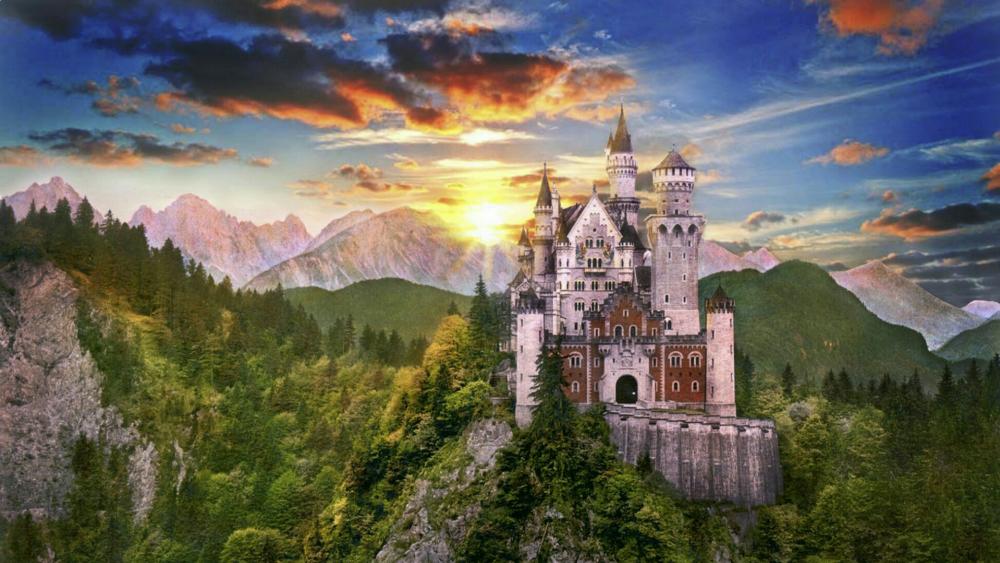 Neuschwanstein Castle and Hohenschwangau Valley - Germany wallpaper