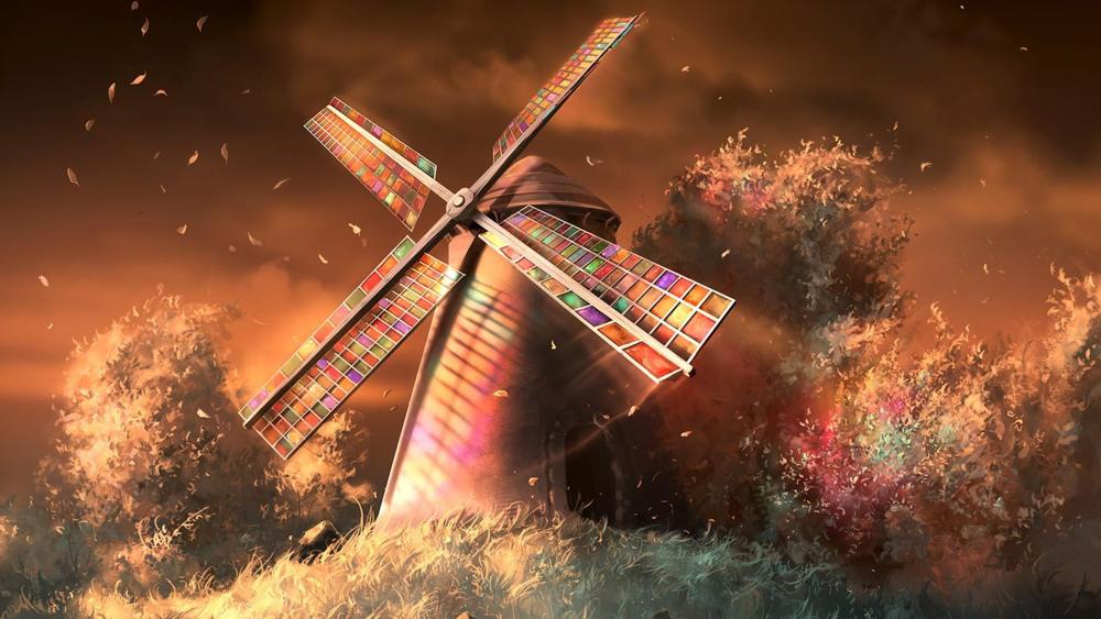 Color of wind - Digital art wallpaper