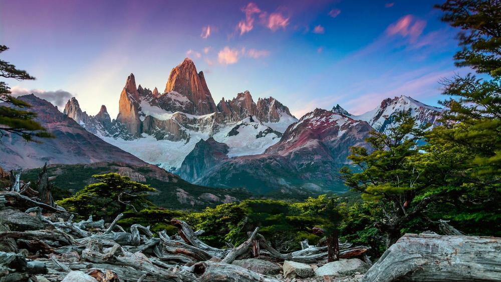 Fitz Roy Mountain, Argentina wallpaper