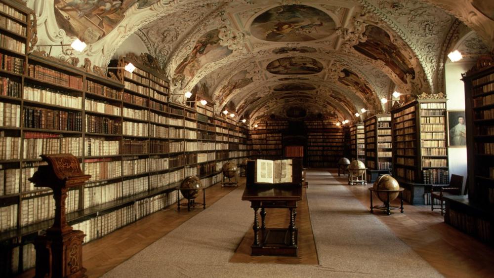 Strahov Monastery Library - Prague, Czech Republic wallpaper