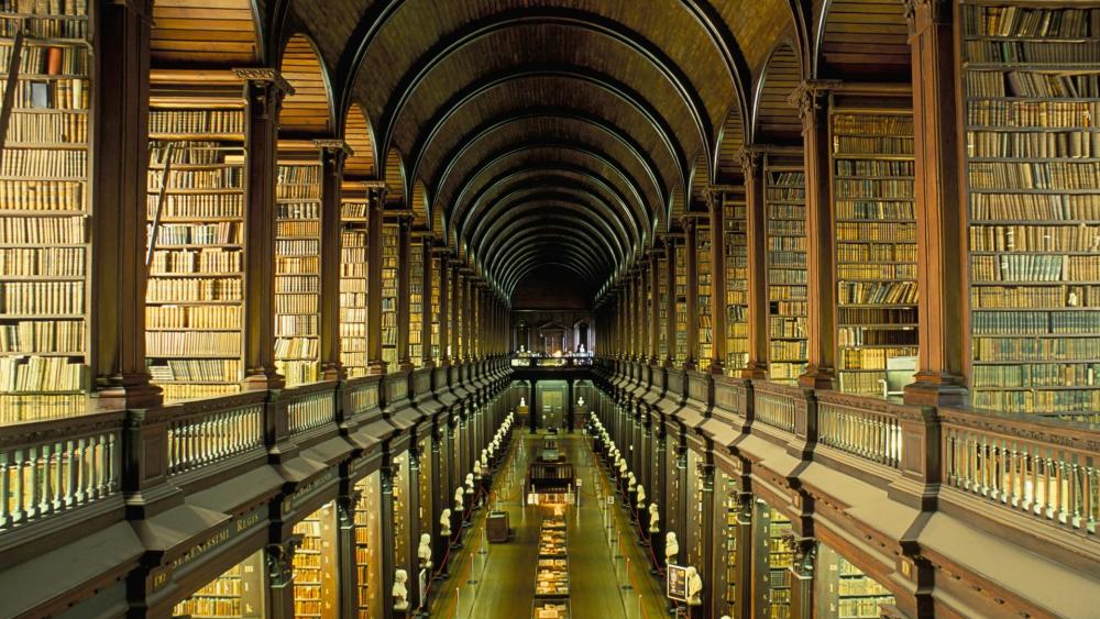 Trinity College Library - Dublin, Ireland wallpaper